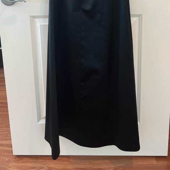 ABS Evening Allen Schwartz Strapless Black Gown - Picture 13 of 16